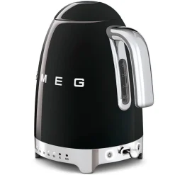 Smeg vedenkeitin KLF04BLEU lämpötilan säädöllä, musta