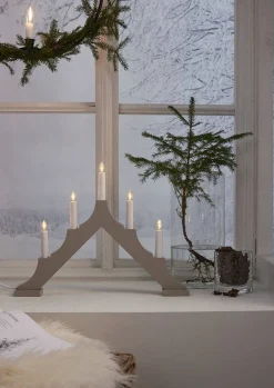 Star Trading kynttelikkö Alma 5 l beige