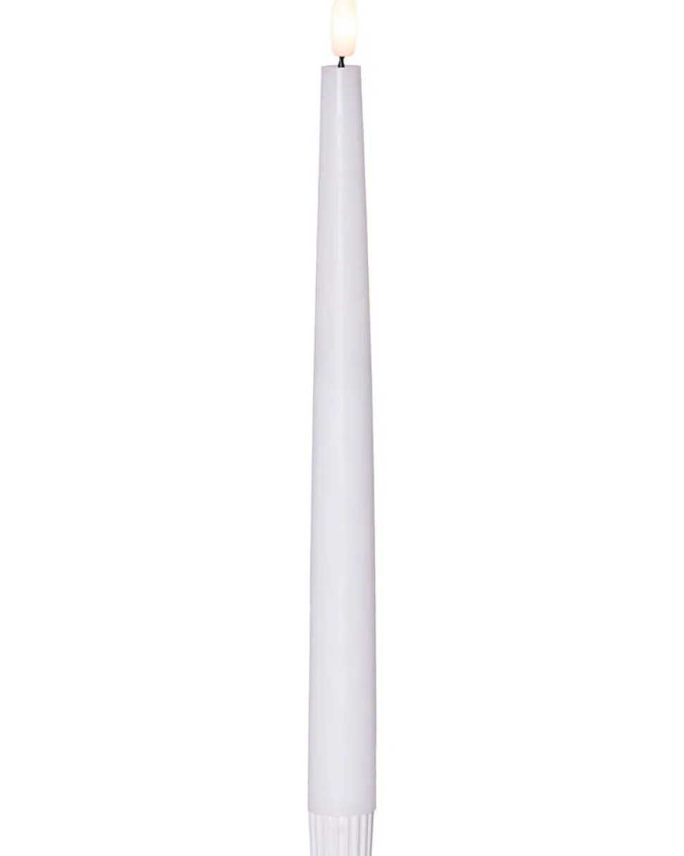 Star Trading LED-antiikkikynttilä Flamme Slim 28 cm valkoine