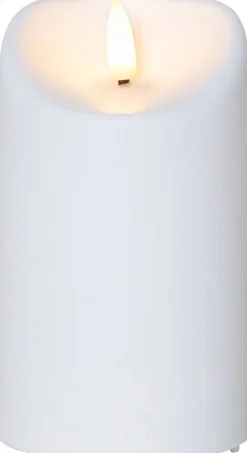 Star Trading LED-kynttilä Flamme 13 cm IP44 valkoinen