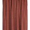 Svanefors verhot Julie 145x280 cm tiilenpunainen 2 kpl
