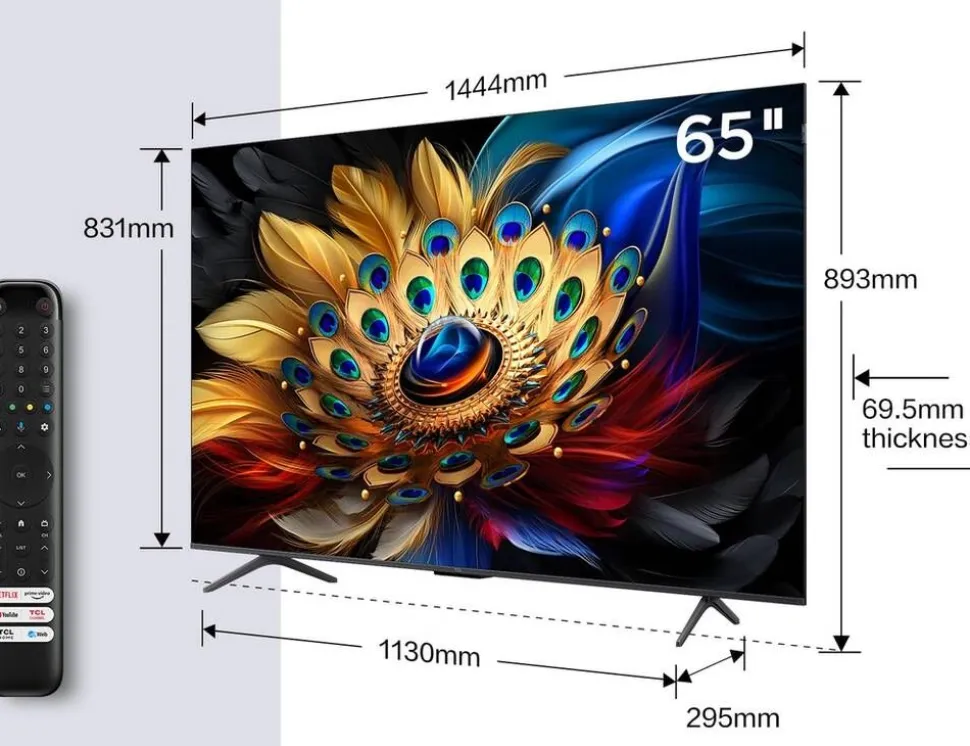 Tcl QLED-TV 65" 4K 65C69B