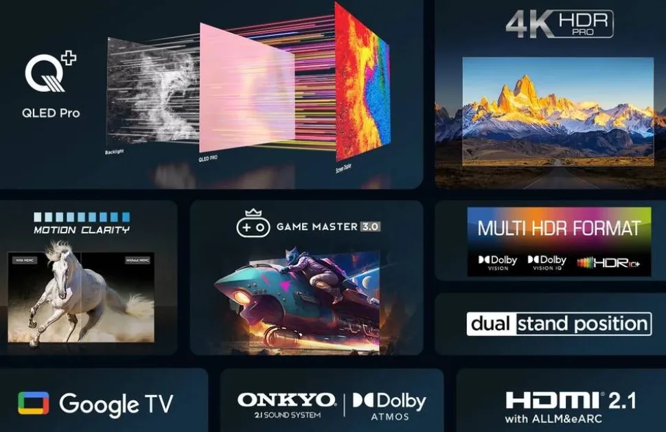 Tcl QLED-TV 65" 4K 65C69B
