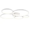 Trio Lighting kattovalaisin Rondo LED 5-os mattavalkoinen