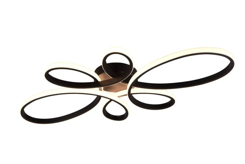 Trio Lighting kattovalaisin Fly LED 83 cm mattamusta