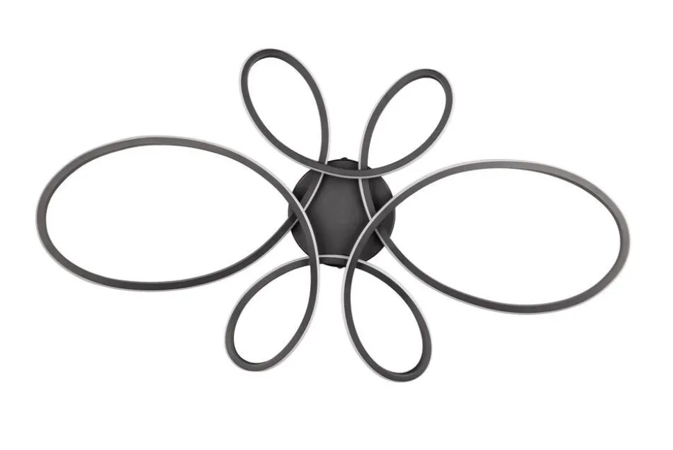 Trio Lighting kattovalaisin Fly LED 83 cm mattamusta