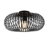 Trio Lighting kattovalaisin Johann 40 cm E27 mattamusta