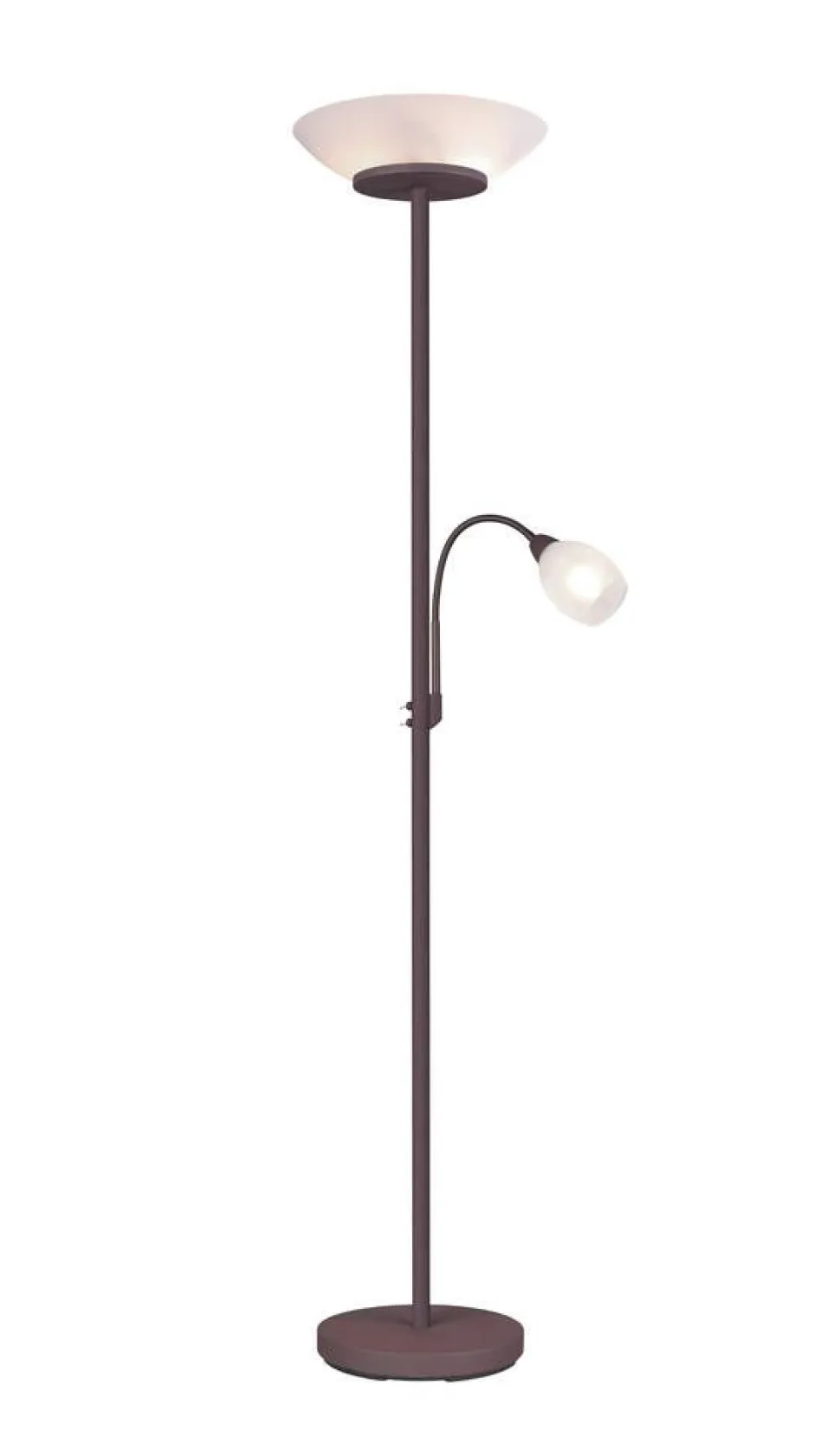 Trio Lighting lattiavalaisin Gerry E27+E14 rustiikki