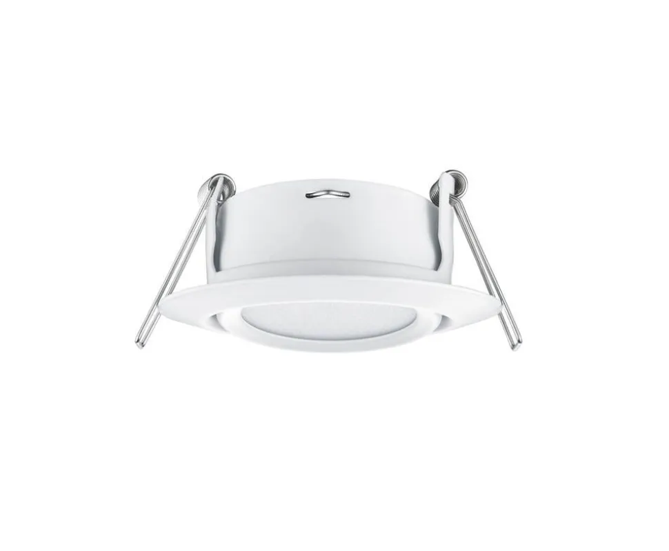 Trio Lighting LED alasvalo Rila mattavalkoinen pyöreä