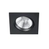 Trio Lighting LED alasvalo Pamir mattamusta neliö