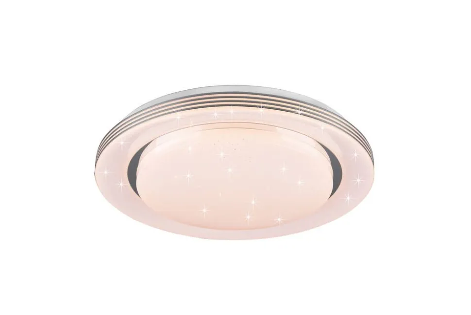 Trio Lighting LED kattovalaisin Atria 48 cm valkoinen starli