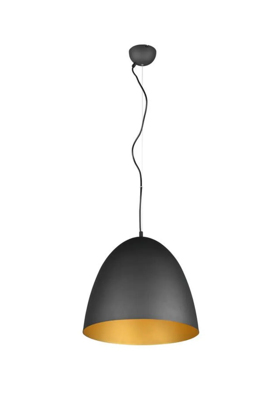 Trio Lighting riippuvalaisin Tilda 40 cm E27 mattamusta/kult
