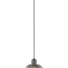 Trio Lighting riippuvalaisin Tarifa 1-os E27 mattamusta/krom
