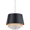 Trio Lighting riippuvalaisin Loreley 3xE14 musta/kulta
