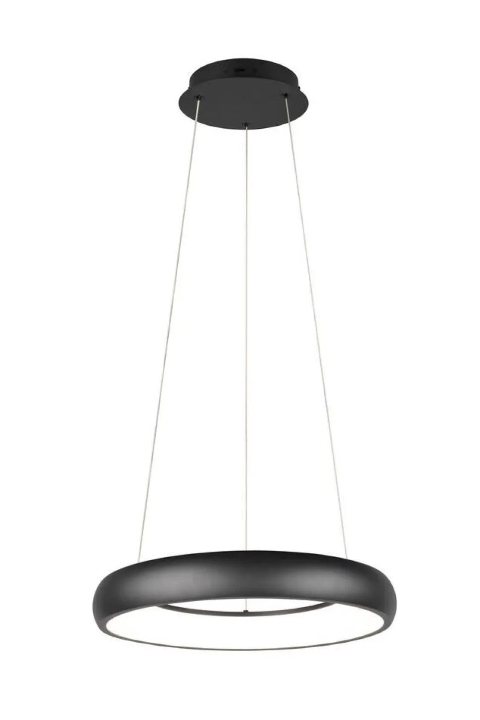 Trio Lighting riippuvalaisin Cardona LED 47 cm mattamusta