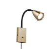 Trio Lighting seinävalaisin Wanda GU10 mattamessinki