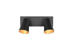 Trio Lighting spottivalaisin Sharp 2-os GU10 mattamusta/kult