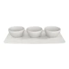 Villeroy&Boch Manufacture Rock Dippikulhosetti valkoinen 4-os.