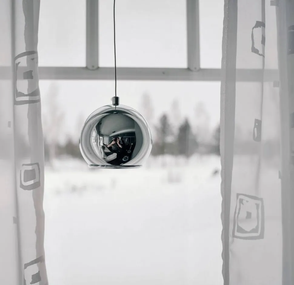 Virvatuli riippuvalaisin Bollen 1-os. LED kromi