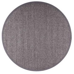 VM-Carpet Barrakuda 9371 antrasiitti, Ø 133 cm, kantti 38