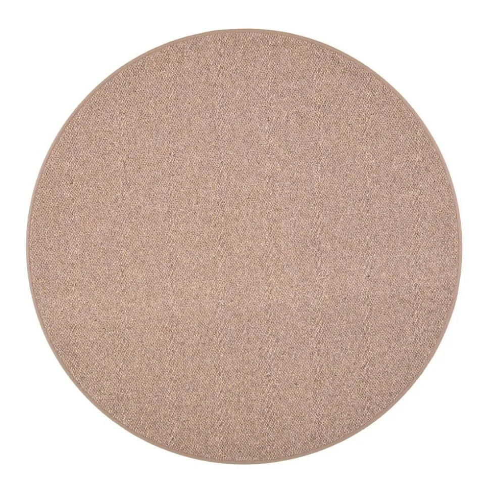 VM-Carpet Hiillos, 752 ruskea Ø 133 cm, kantti 25 B