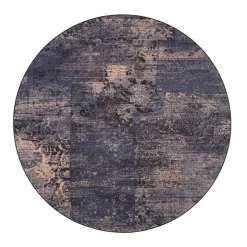 VM-Carpet matto Rustiikki ø 240 cm 79 sinivintage