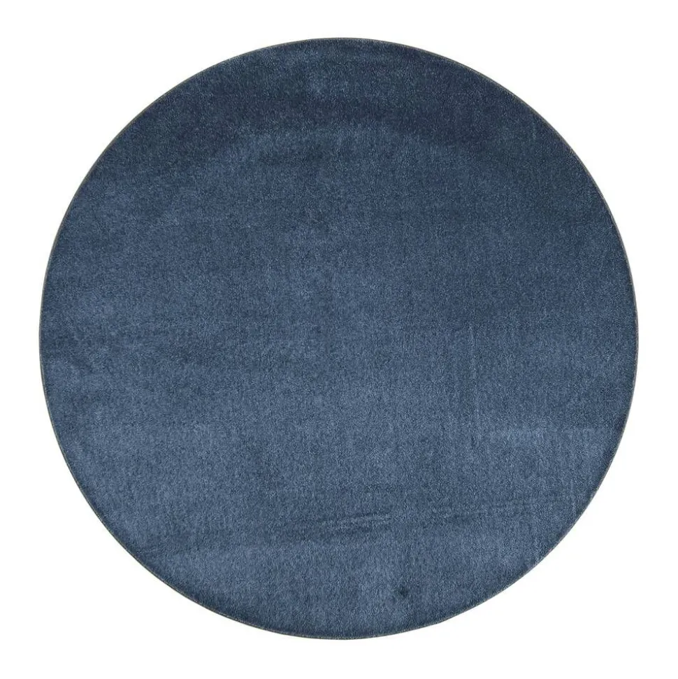 VM-Carpet Satine 791 sininen, Ø 200 cm, kantti 5447