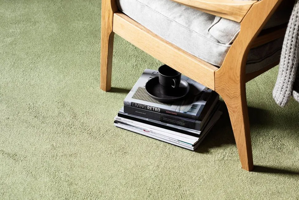VM-Carpet Satine 572 vihreä, 80*200 cm, kantti 5784